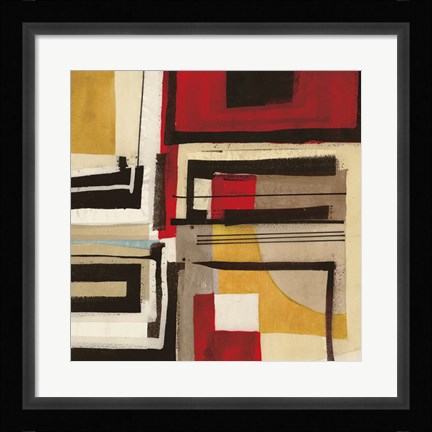 Framed Geometric II Print