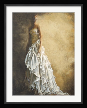 Framed Il vestito bianco Print
