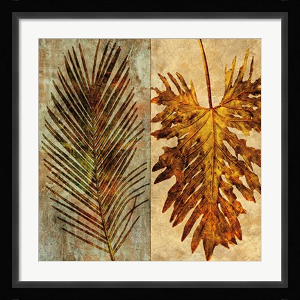 Framed Palms Pairs II Print