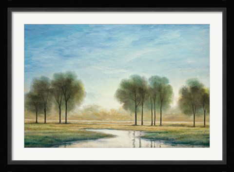 Framed Morning Reflection I Print