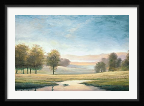 Framed Morning Reflection II Print
