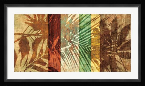 Framed Palm Shadows I Print