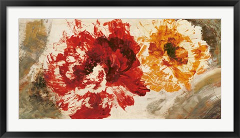 Framed Pop Flowers Print