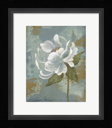 Framed Peony Tile II Print