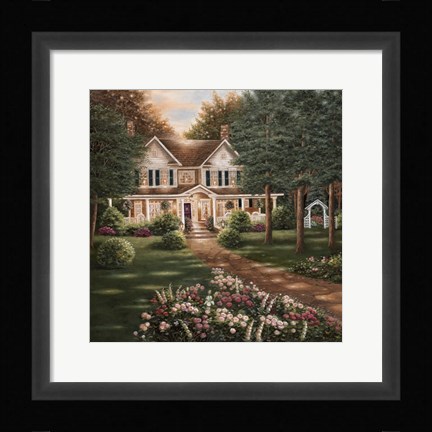 Framed Carolina Evening I Print
