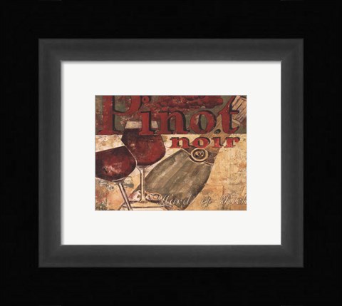 Framed Pinot Noir Print