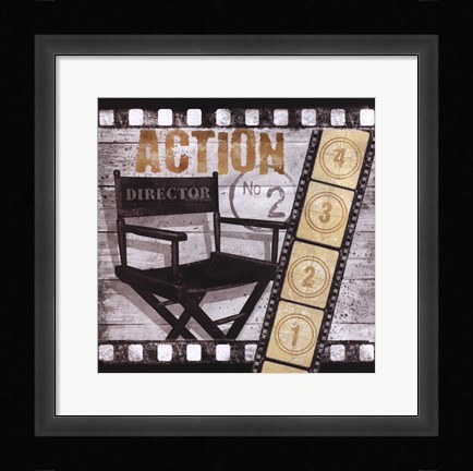 Framed Action Print