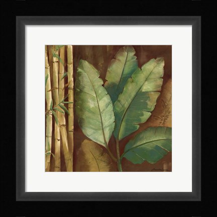 Framed Bamboo &amp; Palms I Print