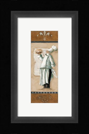Framed Chef Magnifique II Print