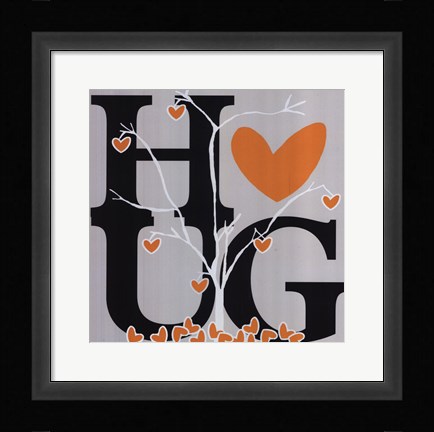 Framed Hug (Fall) Print