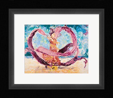 Framed China Dancer Print