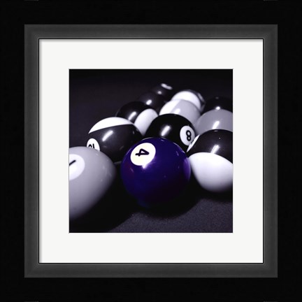 Framed Four Ball Print