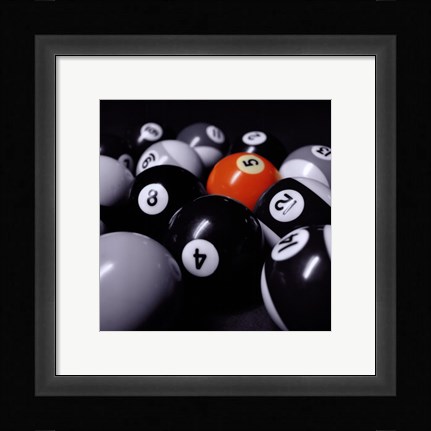 Framed Five Ball Print