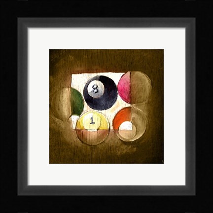 Framed Pool Abstract I Print