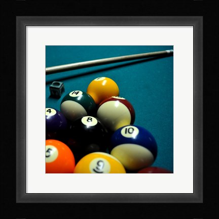 Framed Pool Table II Print