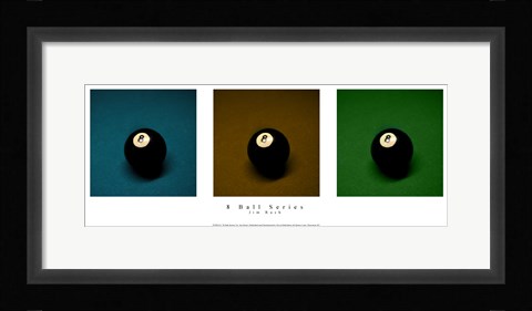 Framed 8 Ball Series Print