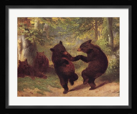 Framed Dancing Bears Print