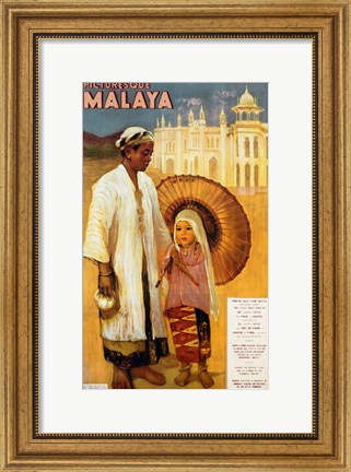 Framed Picturesque Malaya Print