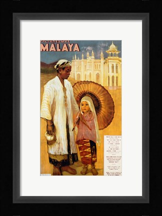 Framed Picturesque Malaya Print