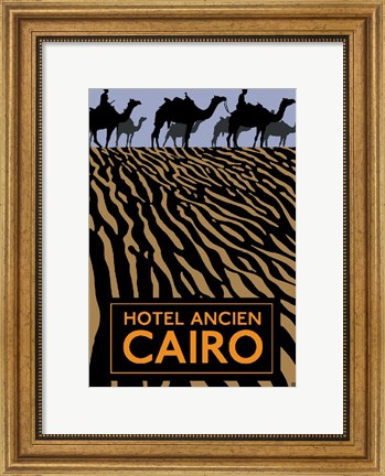 Framed Hotel Ancien - Cairo Print