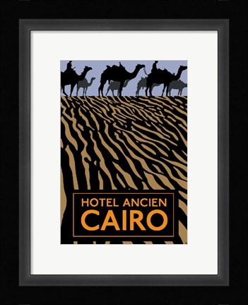 Framed Hotel Ancien - Cairo Print