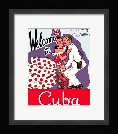 Framed Cuba Print