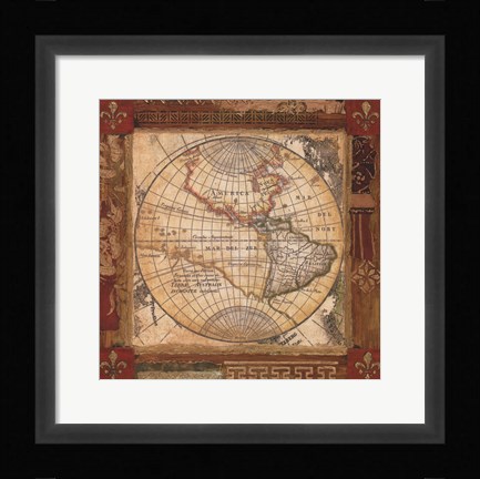 Framed Corners of the Earth - Detail II Print