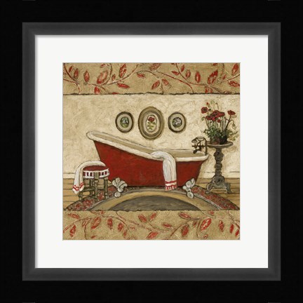 Framed Crimson Moment II Print