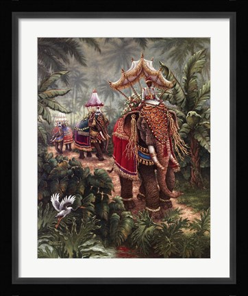 Framed Festival Bound Print