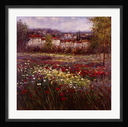 Framed Tuscan Pleasures II Print