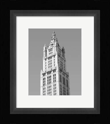 Framed Woolworth Building, NY Print
