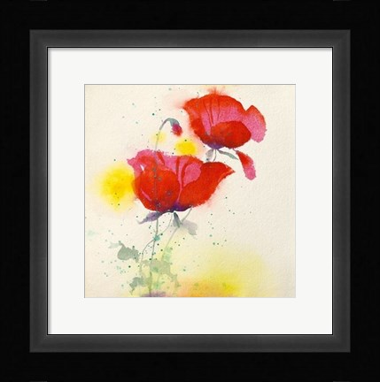 Framed Papaveri I Print