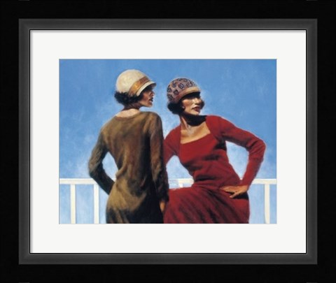 Framed Look Who's There Print