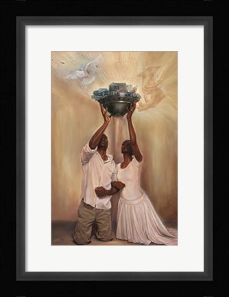 Framed Give It All to God Print