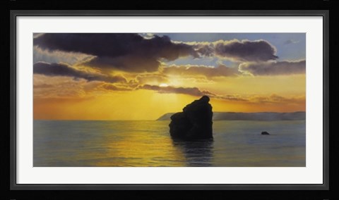 Framed Evening's Profile Print