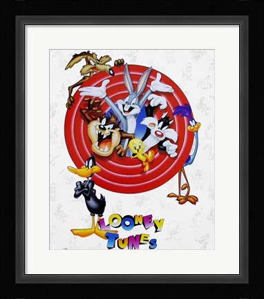 Framed Bugs Bunny &amp; Friends: Group Shot Print