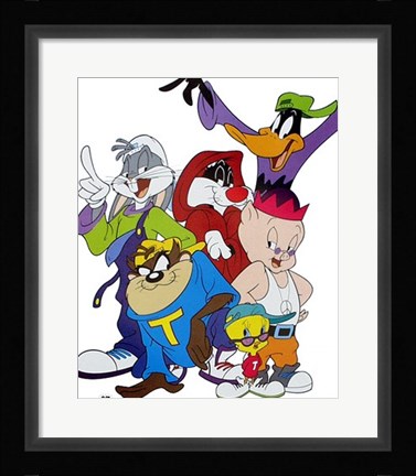 Framed Bugs Bunny &amp; Friends: Hip-Hop Print