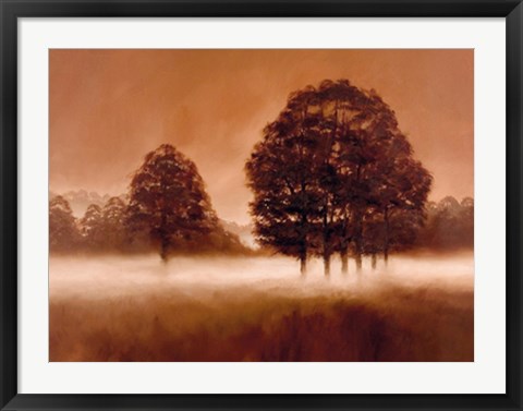 Framed Misty Meadow Print
