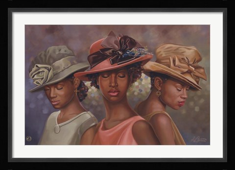 Framed Faith Hope and Love Print