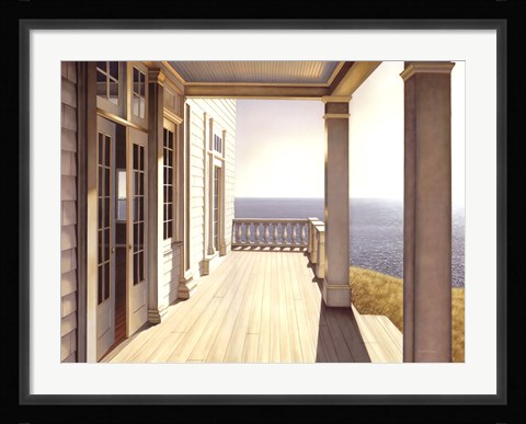 Framed By the Sea Print