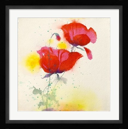 Framed Papaveri I Print