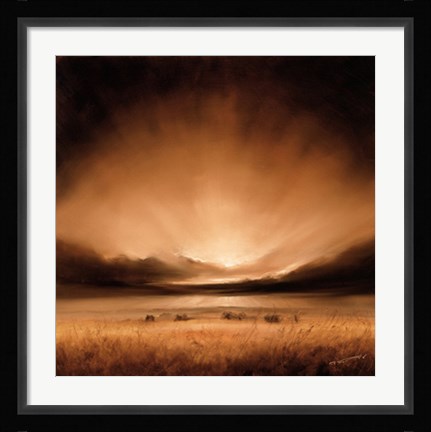 Framed Suffolk Sunset Print