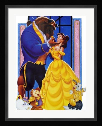 Framed Beauty and the Beast Print