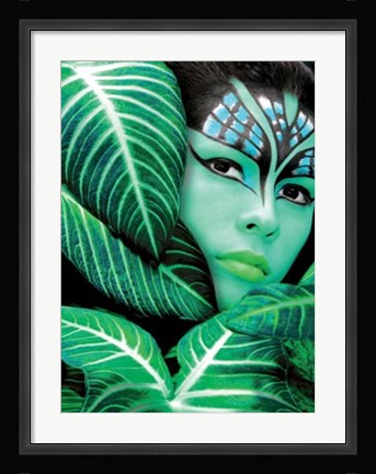 Framed Amazona, the Jungle Print