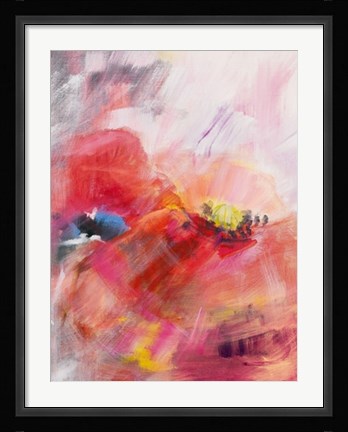 Framed Coquelicots II Print