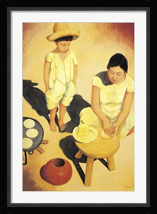 Framed Tortilla Woman Print