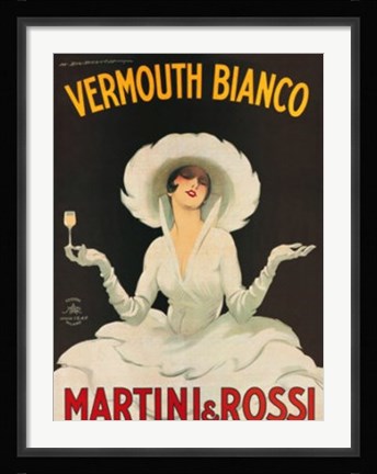 Framed Vermouth Bianco Print