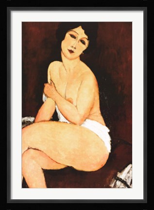 Framed Beautiful Woman Print