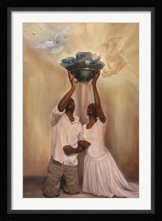 Framed Give It All to God Print