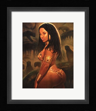Framed Warrior Queen Print